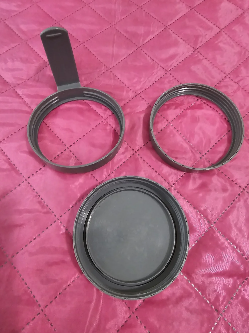 Gray Personal Blender Replacement Parts Kit with Cup and Lids
